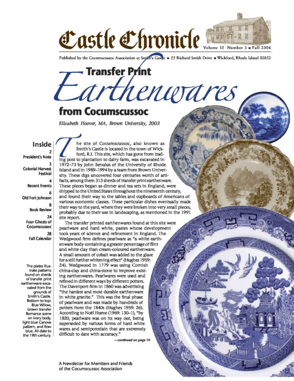 The Castle Chronicle – Fall 2006 Castle Chronicles newsletter cover