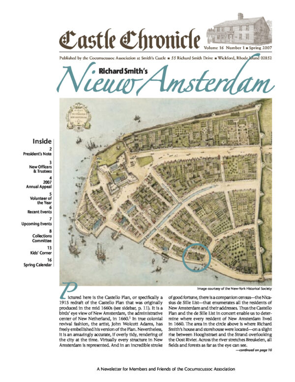 The Castle Chronicle – Spring 2007 Castle Chronicles newsletter cover