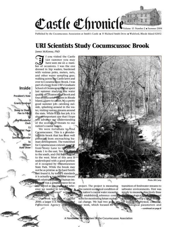 The Castle Chronicle – Summer 2004 Castle Chronicles newsletter cover