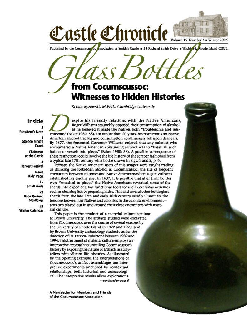 The Castle Chronicle – Winter 2006 Castle Chronicles newsletter cover