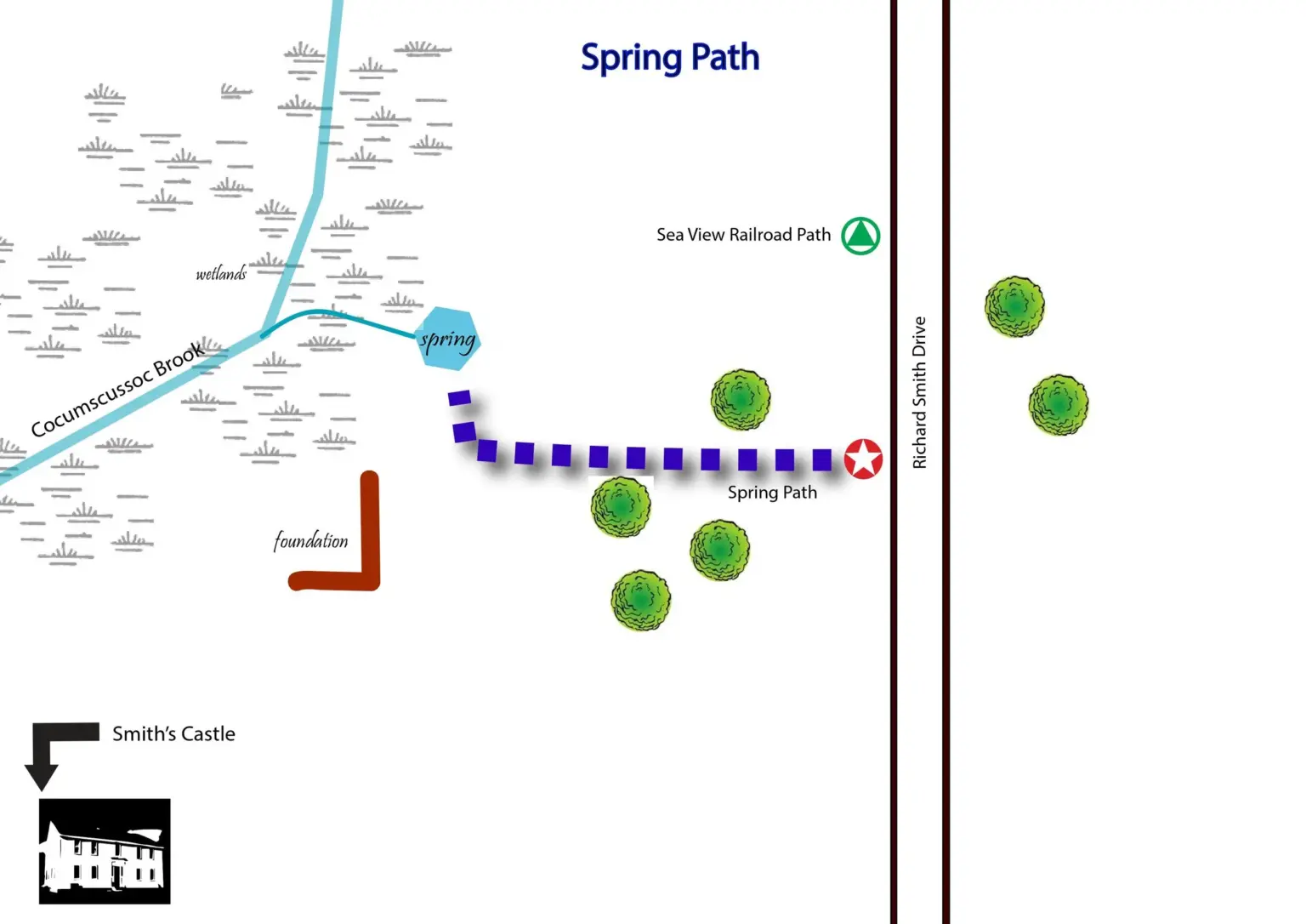 Spring Path Trail Map