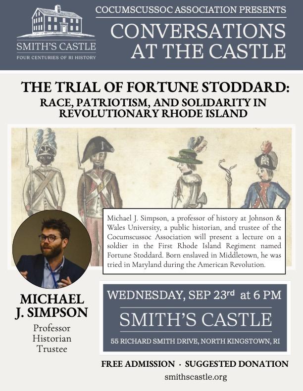 Michael J Simpson, Conversations at the Castle The Trial of Fortune Stoddard: Race, Patriotism, and Solidarity in Revolutionary Rhode Island