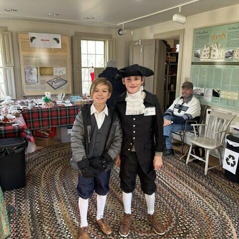 young boy docents